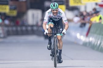 Maximilian Schachmann vom Team Bora-hansgrohe beendete die Vuelta vorzeitig.