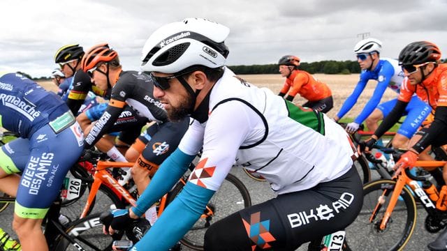 Azzedine Lagab auf der ersten Etappe der Deutschland Tour.