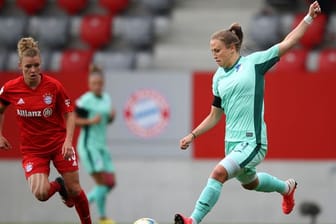 Katharina Naschenweng (r) erzielte Hoffenheims zwischenzeitlichen Ausgleich.