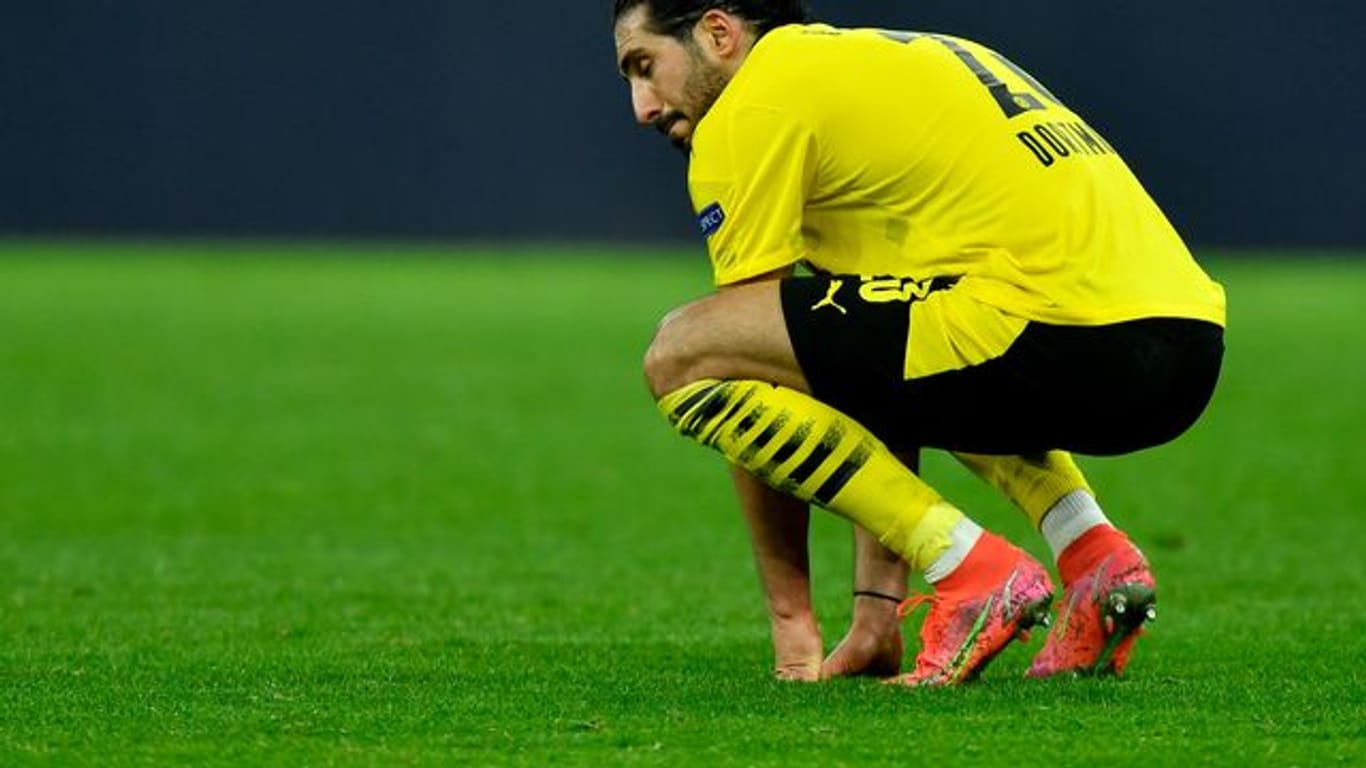 Dortmunds Emre Can hat sich am Oberschenkel verletzt.