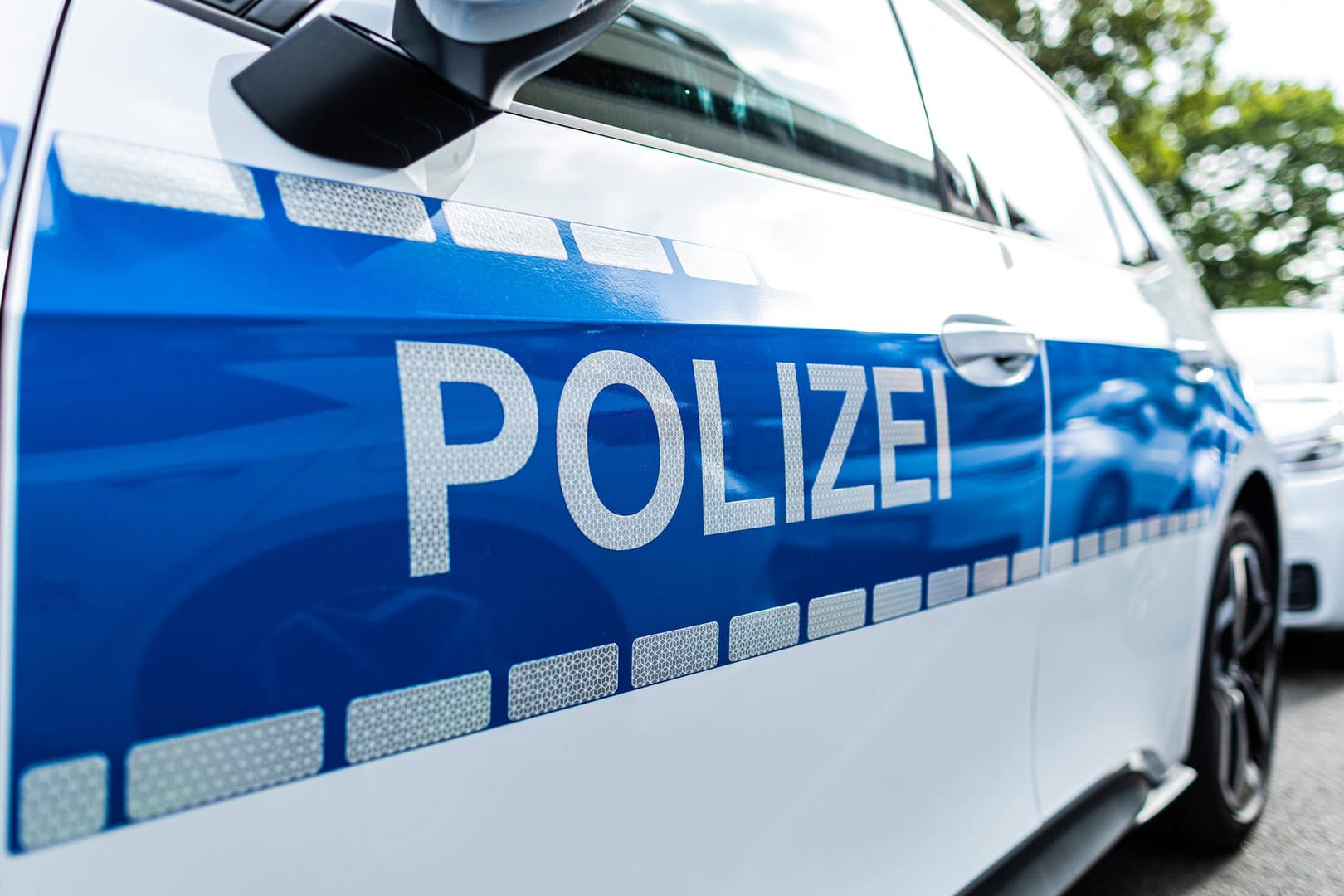 Polizeiwagen: Die Beamten fanden die Frau und das Kind leblos auf (Symbolbild).