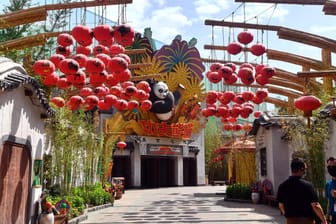 Das Kung Fu Panda Land im Vergnügungspark: Ab dem 20. September öffnet der Park für den regulären Betrieb.