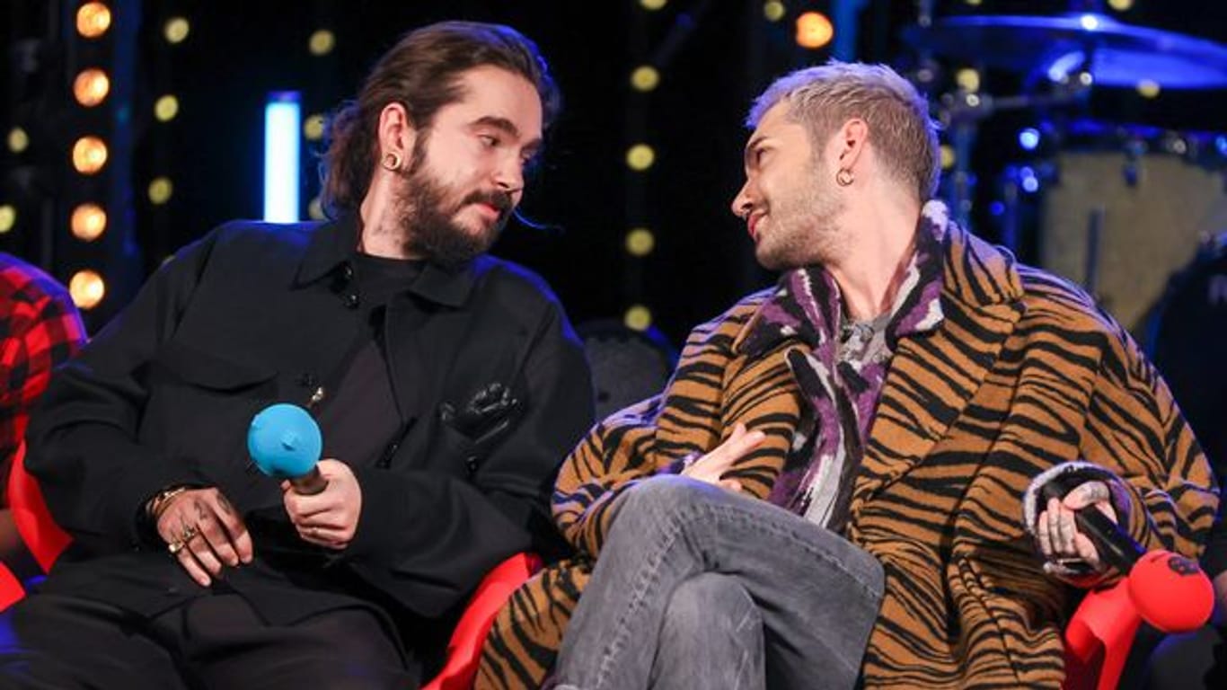 Tom (l) und Bill Kaulitz bei der Radioshow „Friends of 2020“ des Senders MDR Sputnik.