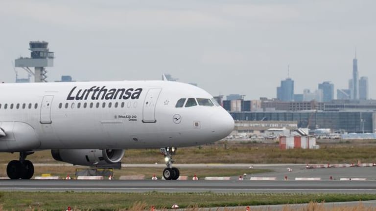 Lufthansa am Flughafen Frankfurt