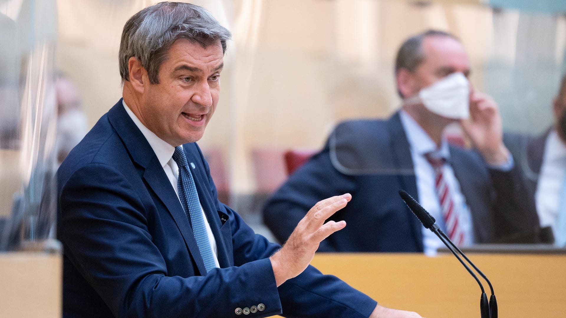 Markus Söder, Ministerpräsident von Bayern: Auch an der Inzidenz will er nicht mehr länger festhalten. Markus Söder, Ministerpräsident von Bayern: Auch an der Inzidenz will er nicht mehr länger festhalten.