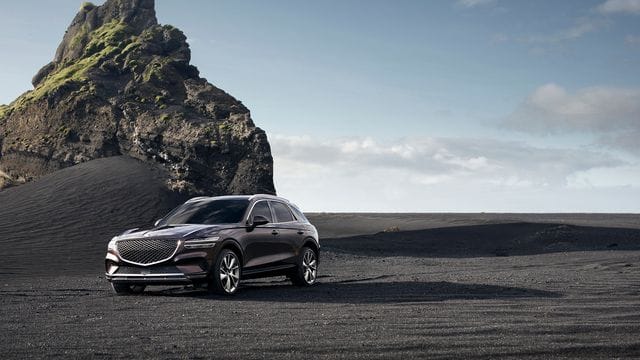 Neues Modell aus Korea: Neben dem SUV GV70 (Bild) bringt Genesis auch die Limousine G70 für die Mittelklasse auf den Markt.