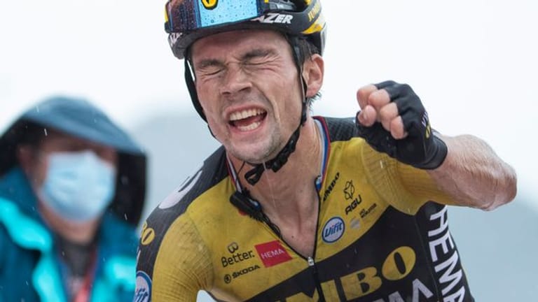 Der Slowene Primož Roglič feierte bei der Vuelta seinen dritten Etappensieg und eroberte das Rote Trikot zurück.