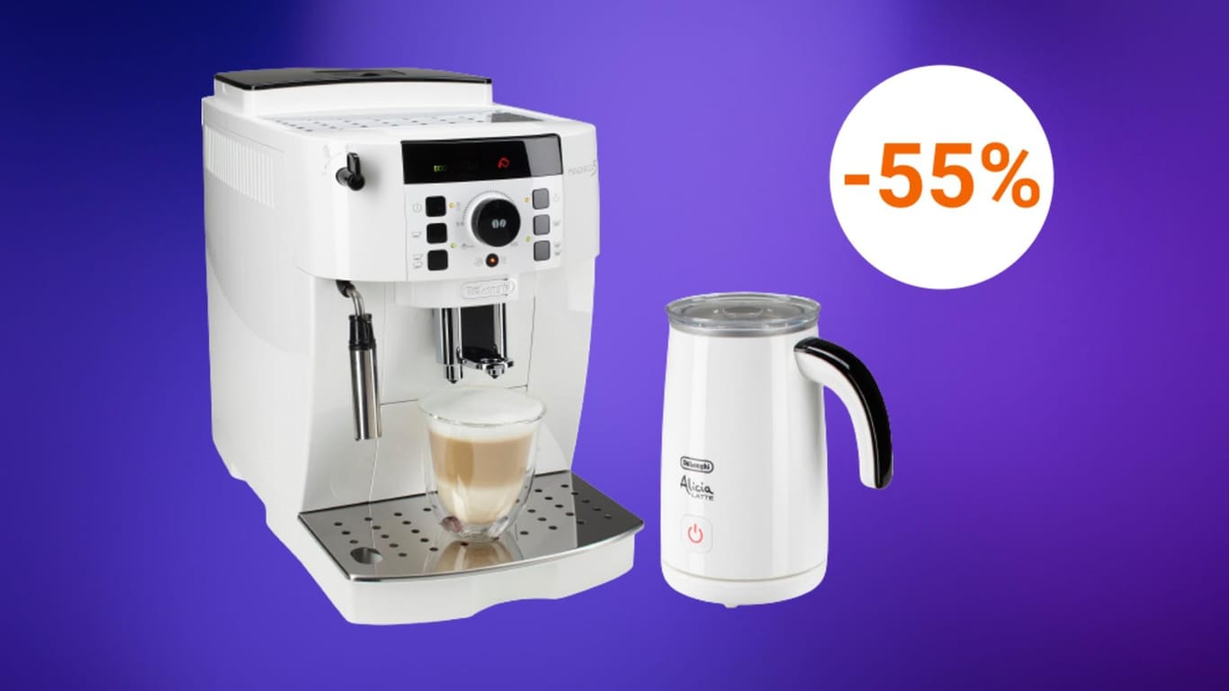 Heute sind Kaffeevollautomaten von De'Longhi und Krups unschlagbar günstig.