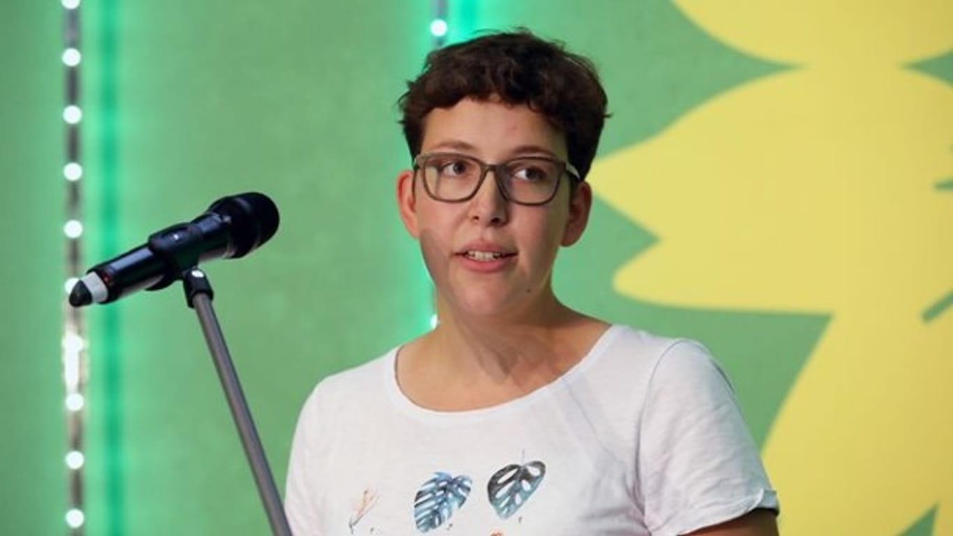 Katharina Horn, Sprecherin der Grünen Jugend: Sie entschuldigte sich dafür, CDU-Plakate überklebt zu haben.