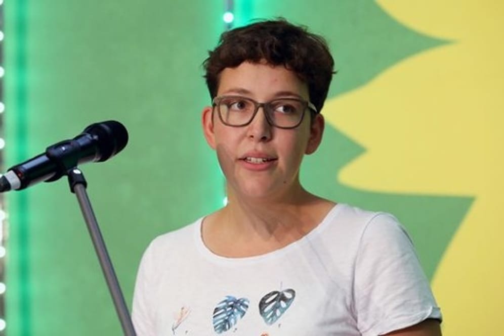 Katharina Horn, Sprecherin der Grünen Jugend: Sie entschuldigte sich dafür, CDU-Plakate überklebt zu haben.