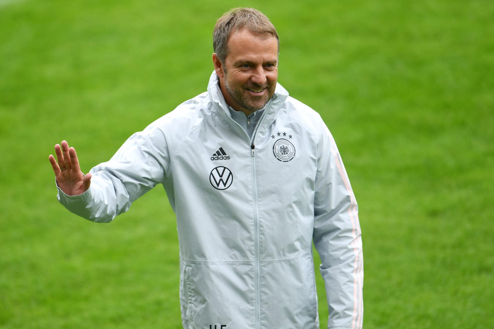 Erstes Spiel als Bundestrainer: Hansi Flick.