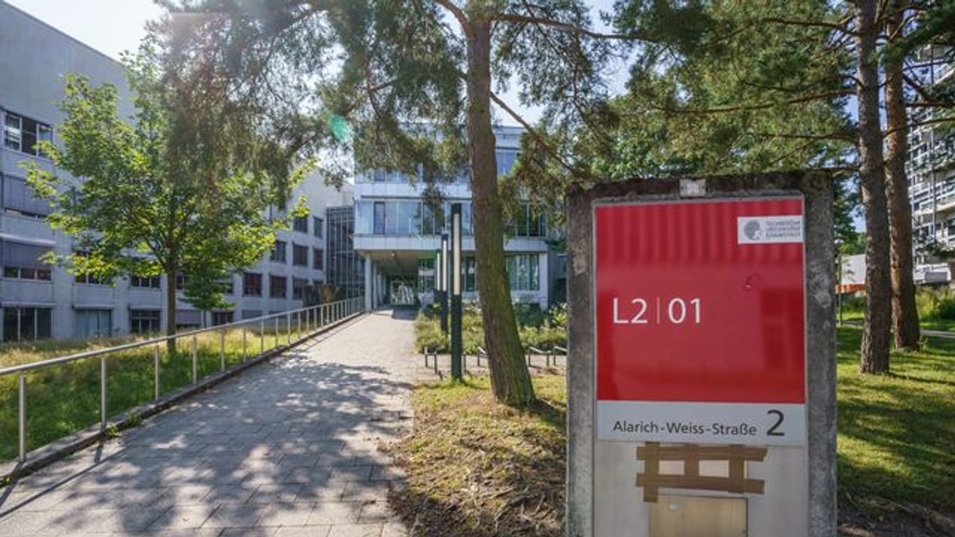 Blick auf den Campus Lichtwiese der TU Darmstadt.