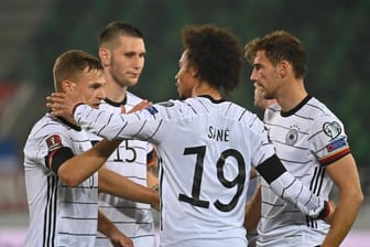 Joshua Kimmich, Niklas Süle, Leroy Sané und Leon Goretzka wollen mit der Nationalelf die Tabellenspitze in der WM-Quali erobern.