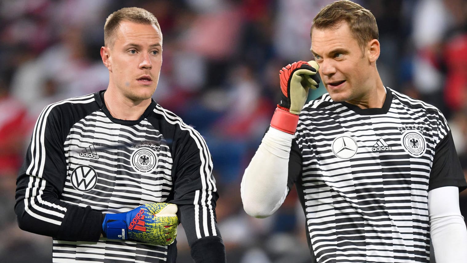 Marc-André ter Stegen (l.) und Manuel Neuer: Die beiden Spitzentorhüter brauchen einen Nachfolger.