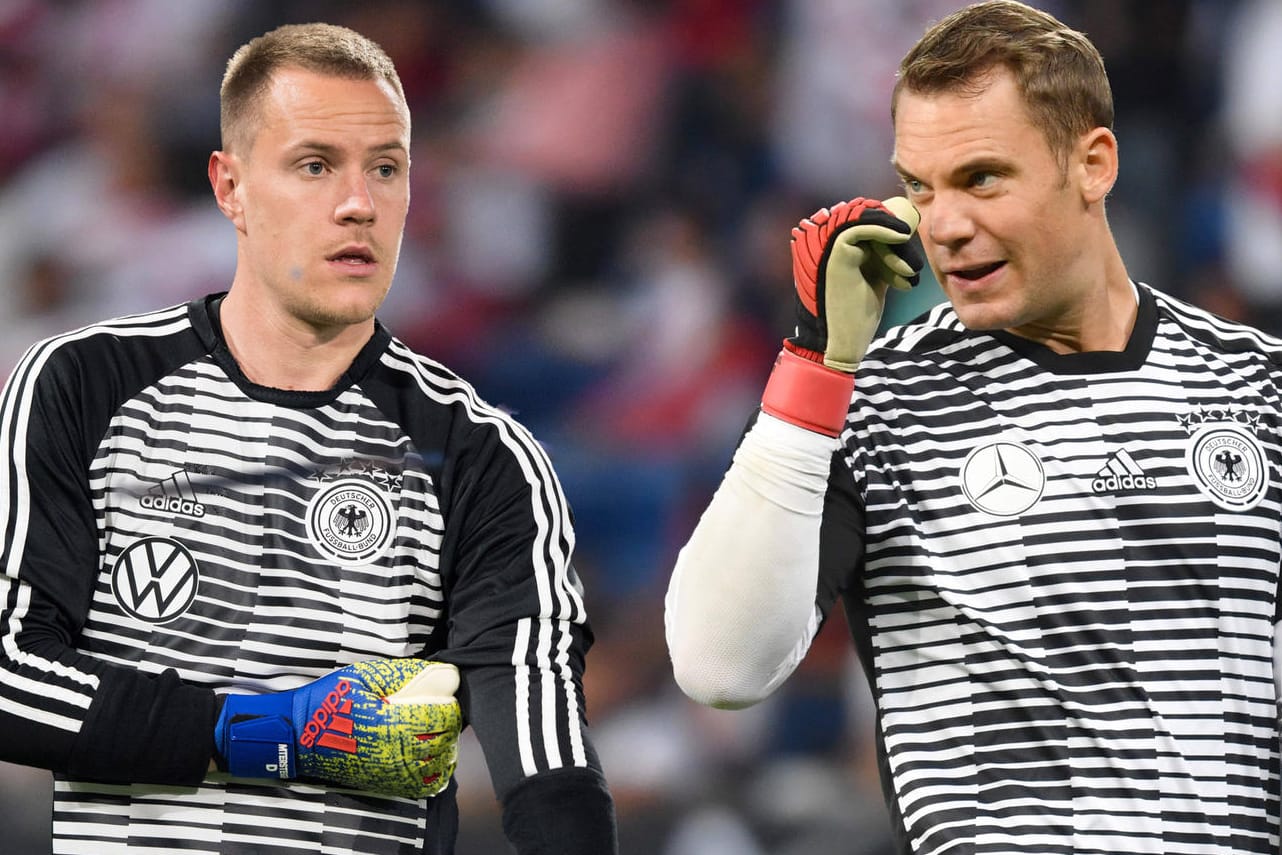 Marc-André ter Stegen (l.) und Manuel Neuer: Die beiden Spitzentorhüter brauchen einen Nachfolger.