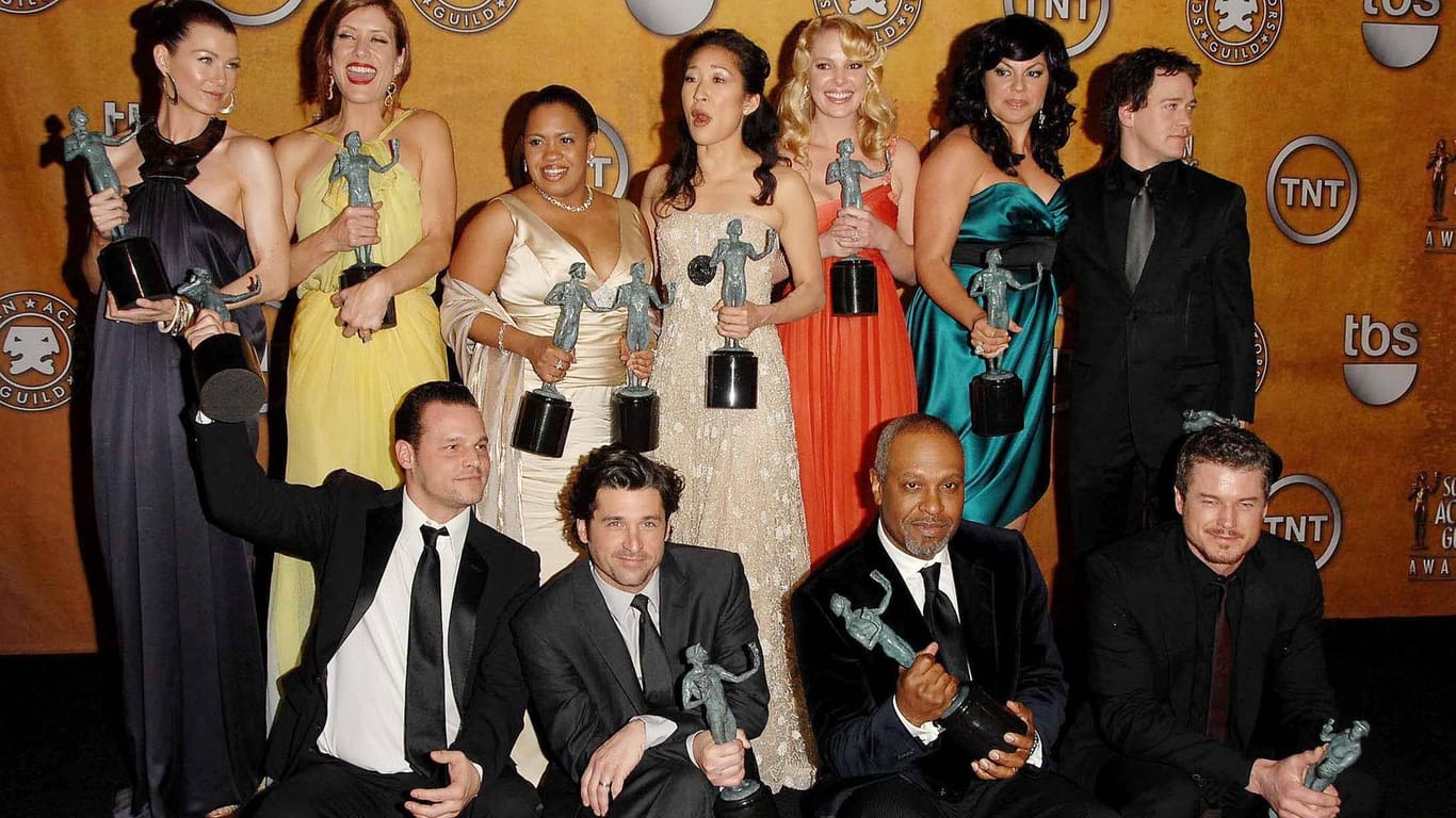 "Grey's Anatomy": Der damalige Cast bei den Screen Actors Guild Awards 2007.