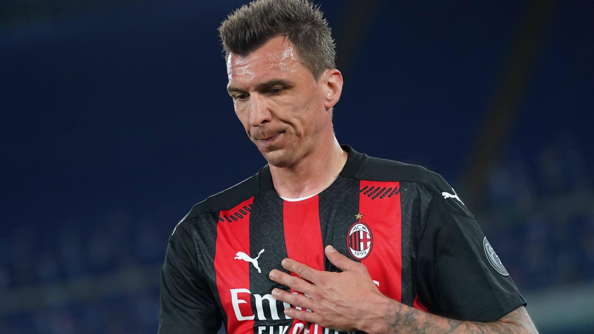 Mario Mandzukic: Der Kroate spielte 2021 ein halbes Jahr für AC Mailand, war zuletzt aber vereinslos.