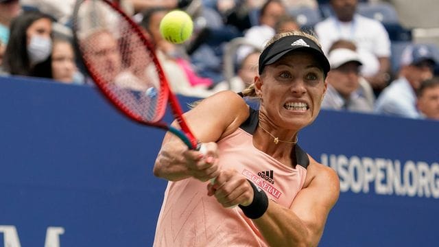 Angelique Kerber in Aktion und eine Runde weiter.