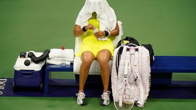 Nimmt sich nach ihrem US-Open-Aus eine Auszeit vom Tennis: Naomi Osaka. Nimmt sich nach ihrem US-Open-Aus eine Auszeit vom Tennis: Naomi Osaka.