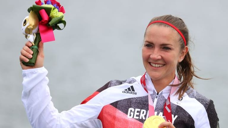 Gewann in Tokio Gold im Kanu-Sprint: Edina Müller.