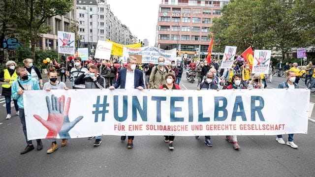 Demonstration des Bündnisses Unteilbar Demonstration des Bündnisses Unteilbar