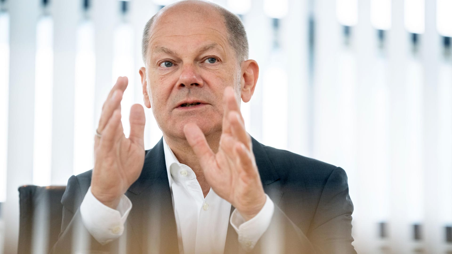 SPD-Kanzlerkandidat Olaf Scholz (Archivfoto): Die jüngste Weigerung der Linken-Abgeordneten im Bundestag, dem Evakuierungseinsatz der Bundeswehr in Kabul zuzustimmen, sei "schlimm" gewesen.