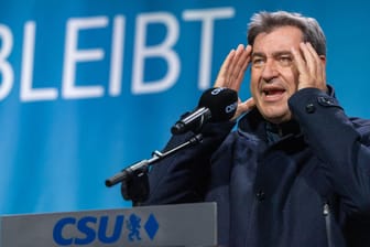 Der bayerische Ministerpräsident (Archivfoto): Auch die Ampel – ein Bündnis aus SPD und Grünen mit der FDP – sei ein "verdünnter Linksrutsch".