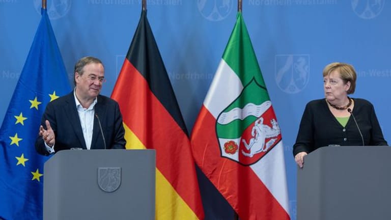 Merkel und Laschet