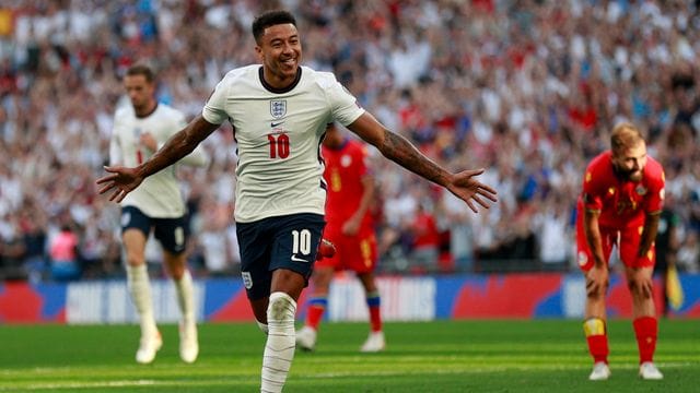 Traf bei Englands Sieg gegen Andorra doppelt: Jesse Lingard.