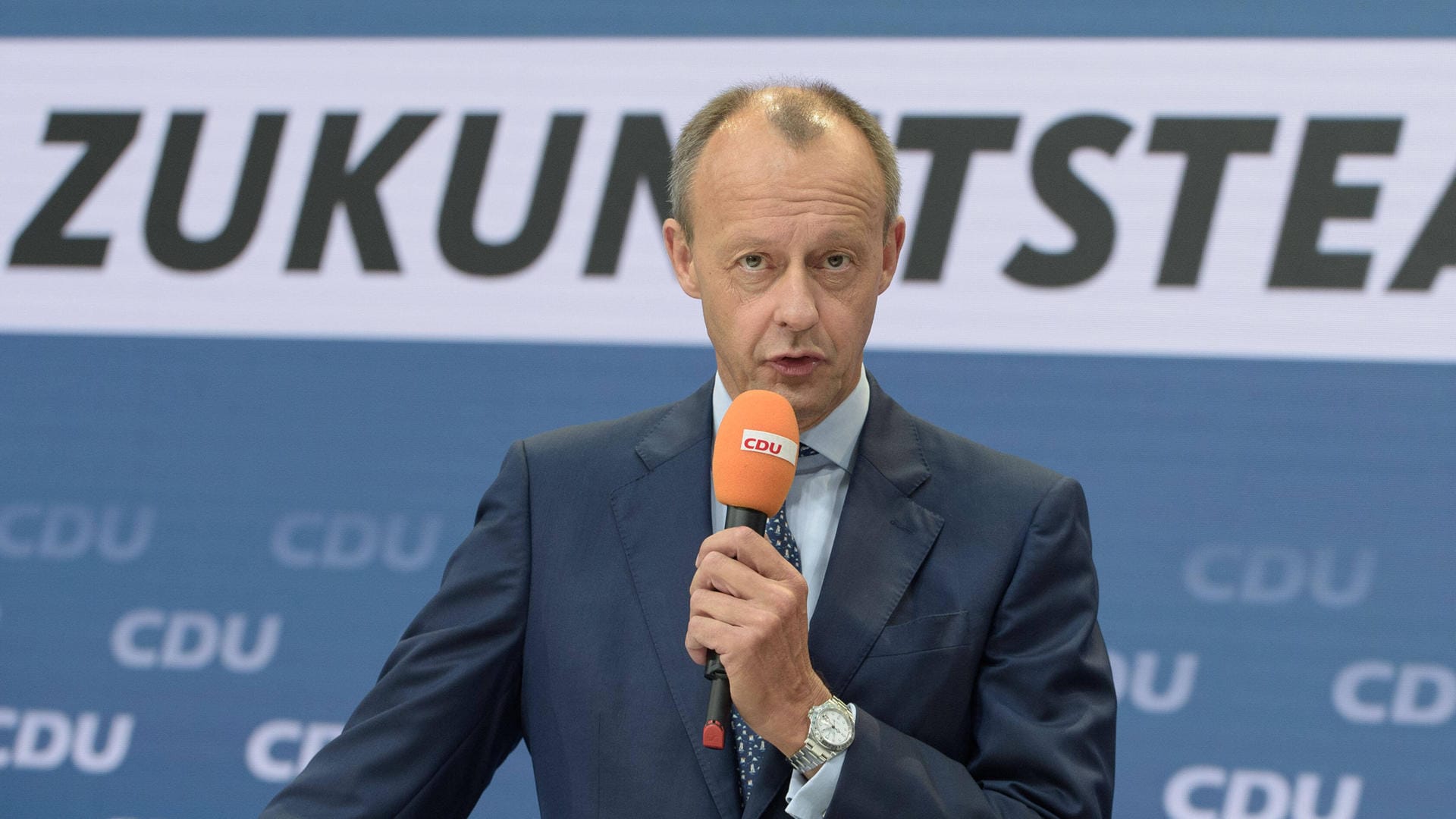 Friedrich Merz: Bei der Vorstellung des Zukunftsteams der CDU am Freitag zeigte sich der CDU-Politiker noch souverän.