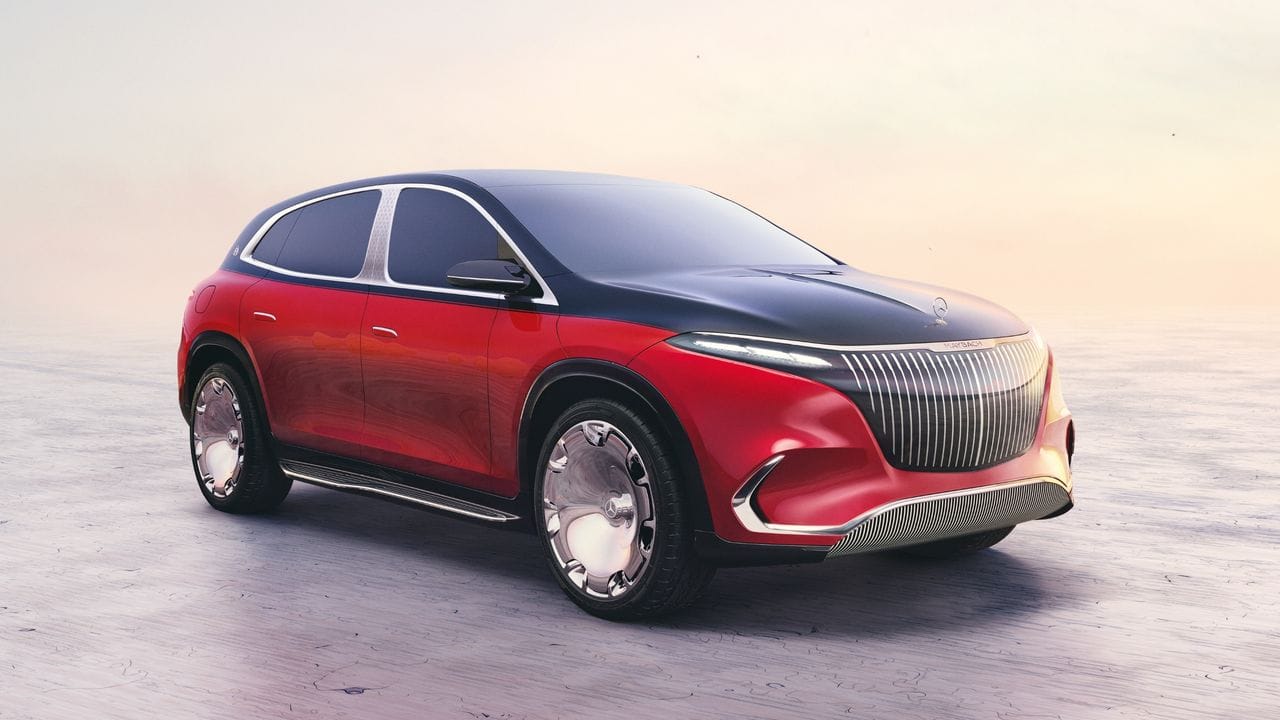 Luxus-SUV: Mercedes zeigt auf der IAA in München das Konzeptauto Maybach EQS. Luxus-SUV: Mercedes zeigt auf der IAA in München das Konzeptauto Maybach EQS.