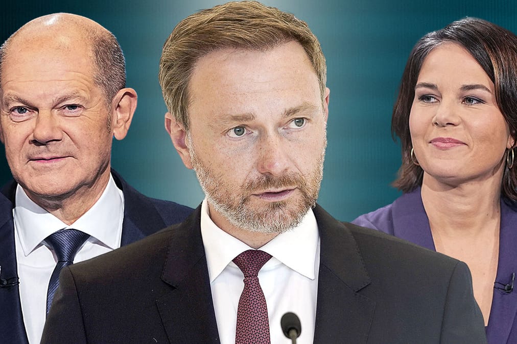 Olaf Scholz, Christian Lindner, Annalena Baerbock: Können die drei zusammen arbeiten?