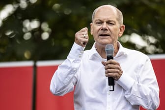 Olaf Scholz: Seine SPD kann im Bundestagswahlkampf weiter zulegen.