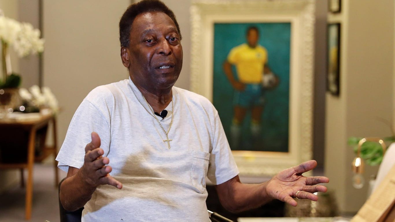 Pelé: Die brasilianische Fußball-Legende liegt seit einer Woche im Krankenhaus.