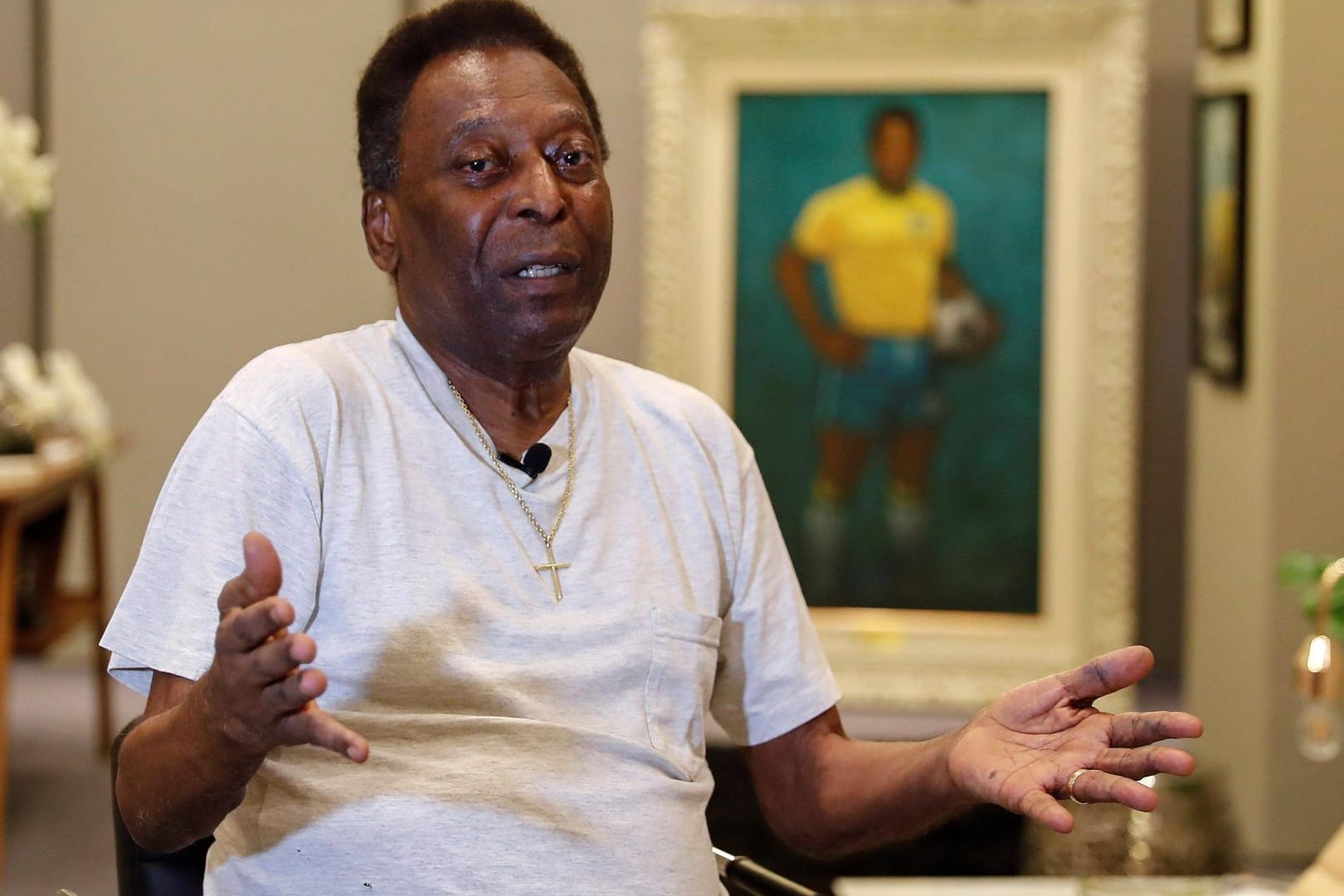 Pelé: Die brasilianische Fußball-Legende liegt seit einer Woche im Krankenhaus.