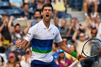 Novak Djokovic: Der Weltranglistenerste steht im Viertelfinale der US Open.