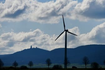 Windrad in Thüringen