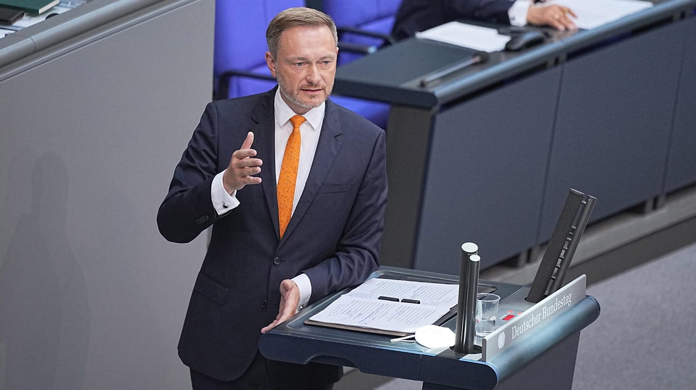 Christian Lindner: Der FDP-Chef sprach sich dafür aus, die Klimakrise mit wirtschaftlicher Innovation zu bekämpfen.