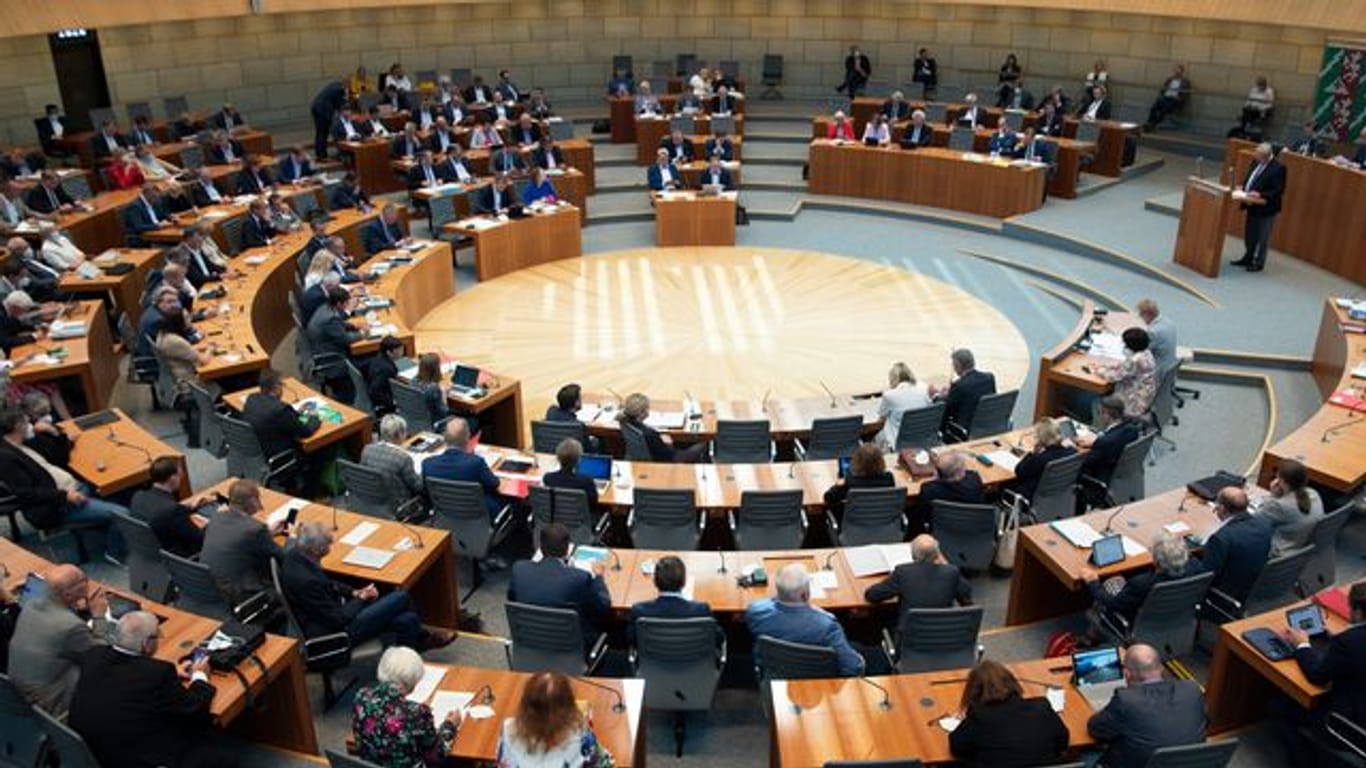 Sonderitzung Landtag Nordrhein-Westfalen