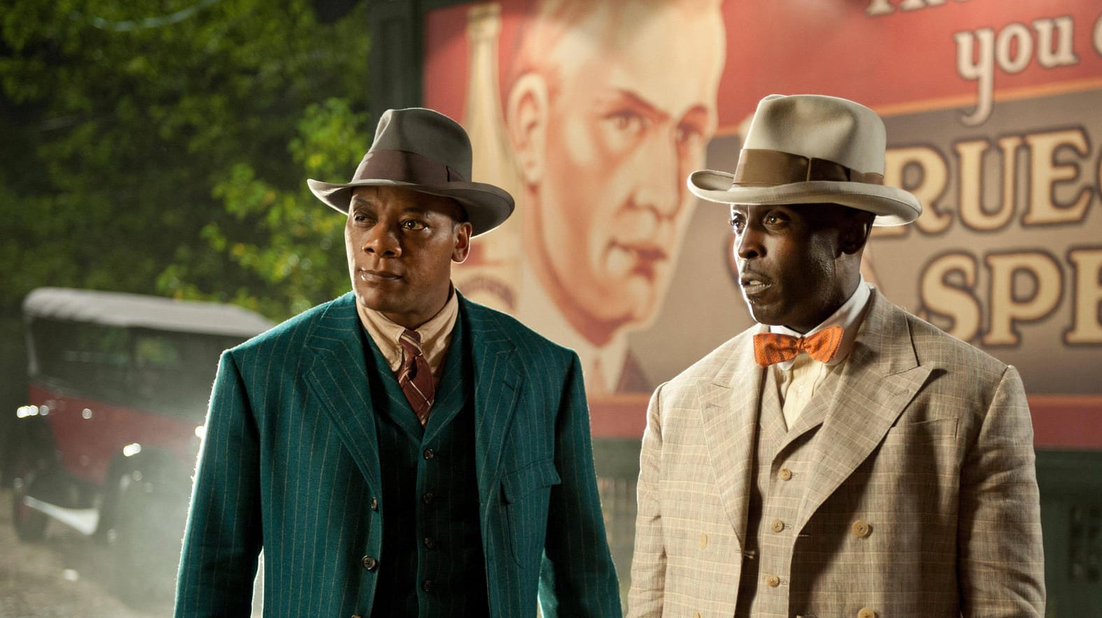 Michael K. Williams (r.) an der Seite von Erik LaRay Harvey in der HBO-Serie "Boardwalk Empire"