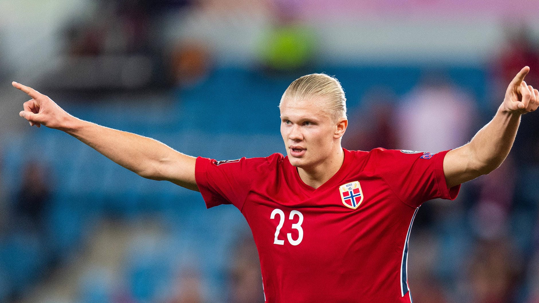 Erling Haaland: Dortmunds Wunderstürmer traf für seine Nationalmannschaft auch gegen Gibraltar. Erling Haaland: Dortmunds Wunderstürmer traf für seine Nationalmannschaft auch gegen Gibraltar.
