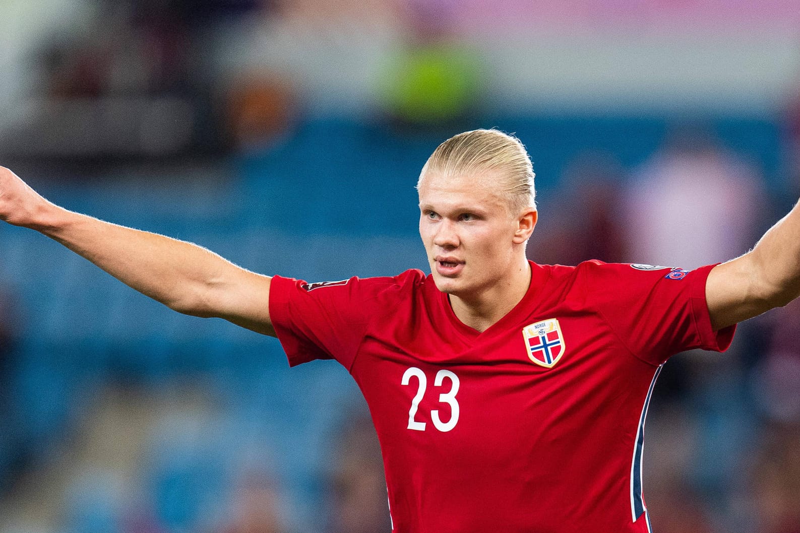 Erling Haaland: Dortmunds Wunderstürmer traf für seine Nationalmannschaft auch gegen Gibraltar.