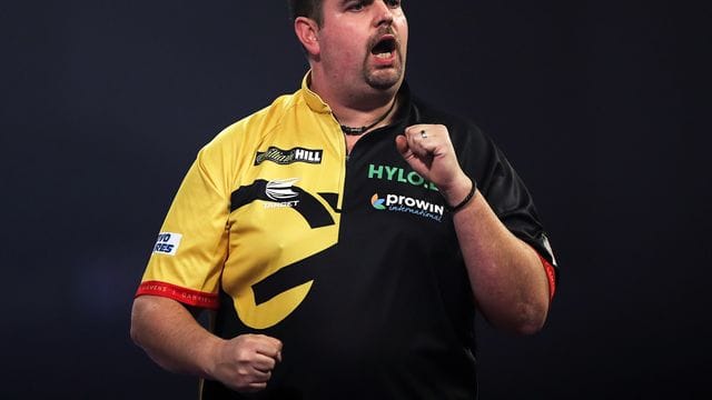 Deutscher Hoffnungsträger bei der Darts-WM in Jena: Gabriel Clemens. Deutscher Hoffnungsträger bei der Darts-WM in Jena: Gabriel Clemens.