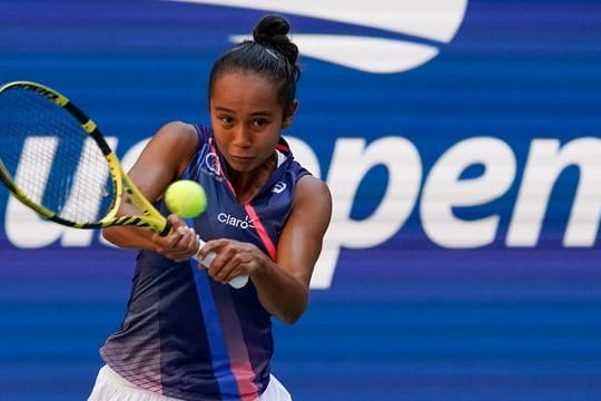 Leylah Fernandez gewann in New York gegen die Ukrainerin Jelina Switolina.