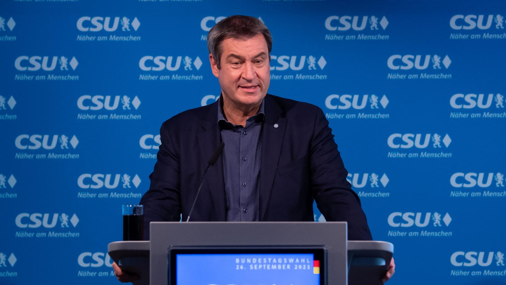 Markus Söder: Der CSU-Chef sieht die Union nicht als Juniorpartner in einer Koalition mit der SPD. Markus Söder: Der CSU-Chef sieht die Union nicht als Juniorpartner in einer Koalition mit der SPD.