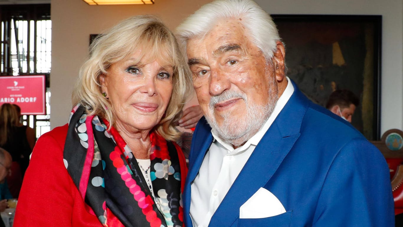 Monique Faye und Mario Adorf: Sie sind seit 1968 zusammen.
