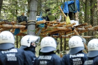Polizeiaktion im Hambacher Forst