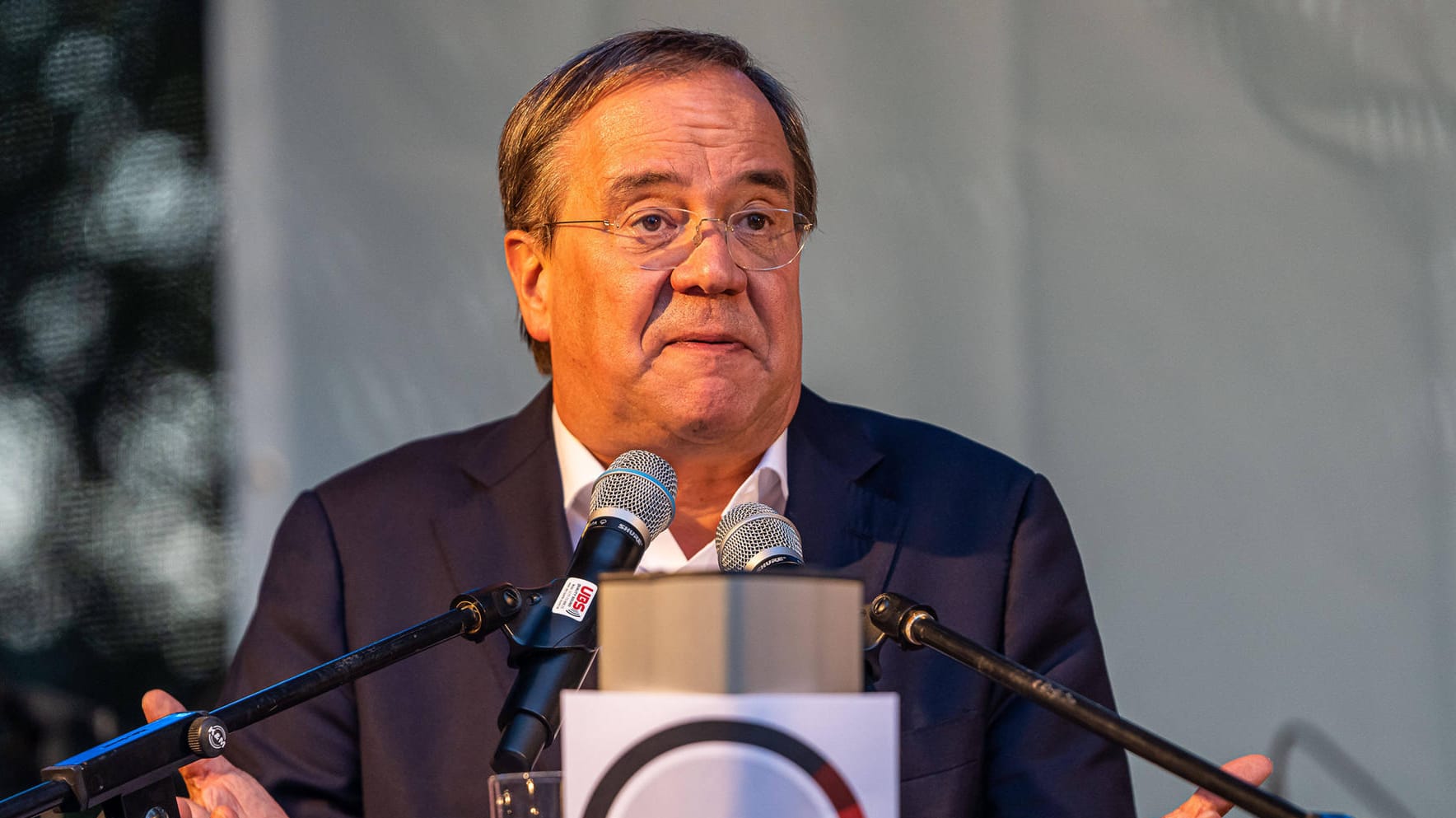 Armin Laschet bei einem Wahlkampfauftritt: War's das? Armin Laschet bei einem Wahlkampfauftritt: War's das?