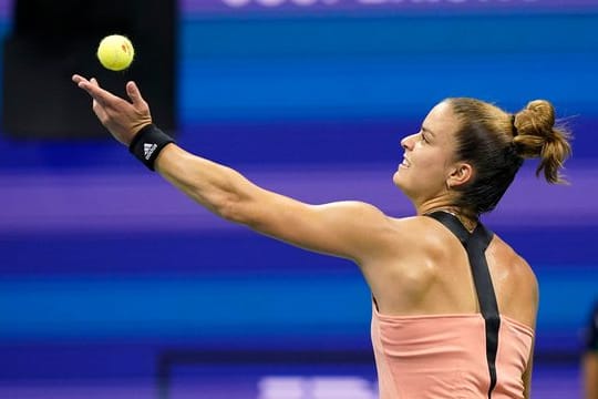 Die Griechin Maria Sakkari gewann gegen die Favoritin Karolina Pliskova aus Tschechien.