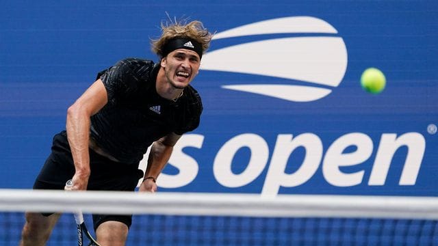 Alexander Zverev spielte sich in New York ins Halbfinale.